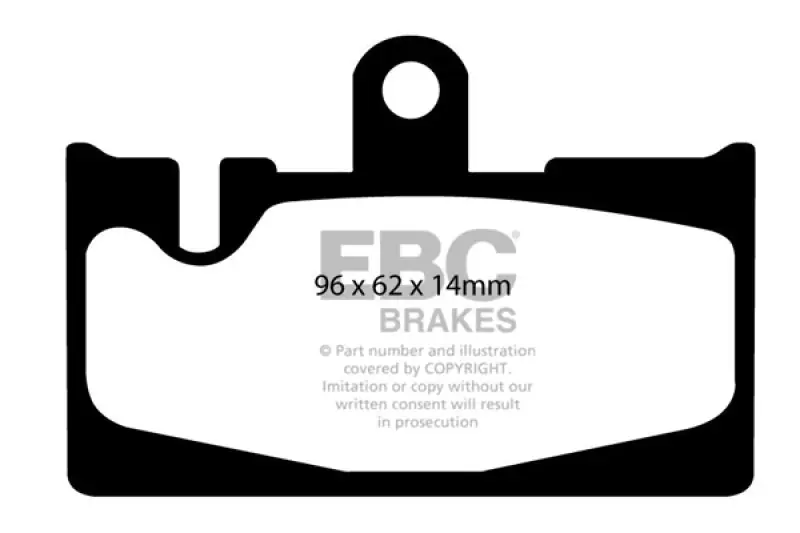 Holiday Sale EBC 01-06 Lexus LS430 4.3 Yellowstuff Rear Brake Pads
