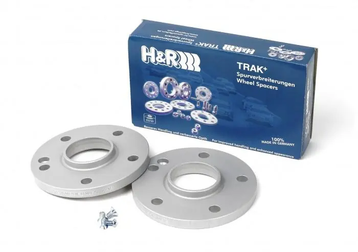 H&R Trak+ 8mm DR Spacer Bolt Pattern 5/112 CB 66.5mm Bolt Thread 14x1.5 Hassle-Free Returns