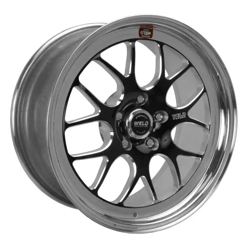Weld S77 18x5 / 5x4.5 BP / 2.1in. BS Black Wheel (High Pad) - Non-Beadlock Bulk Order