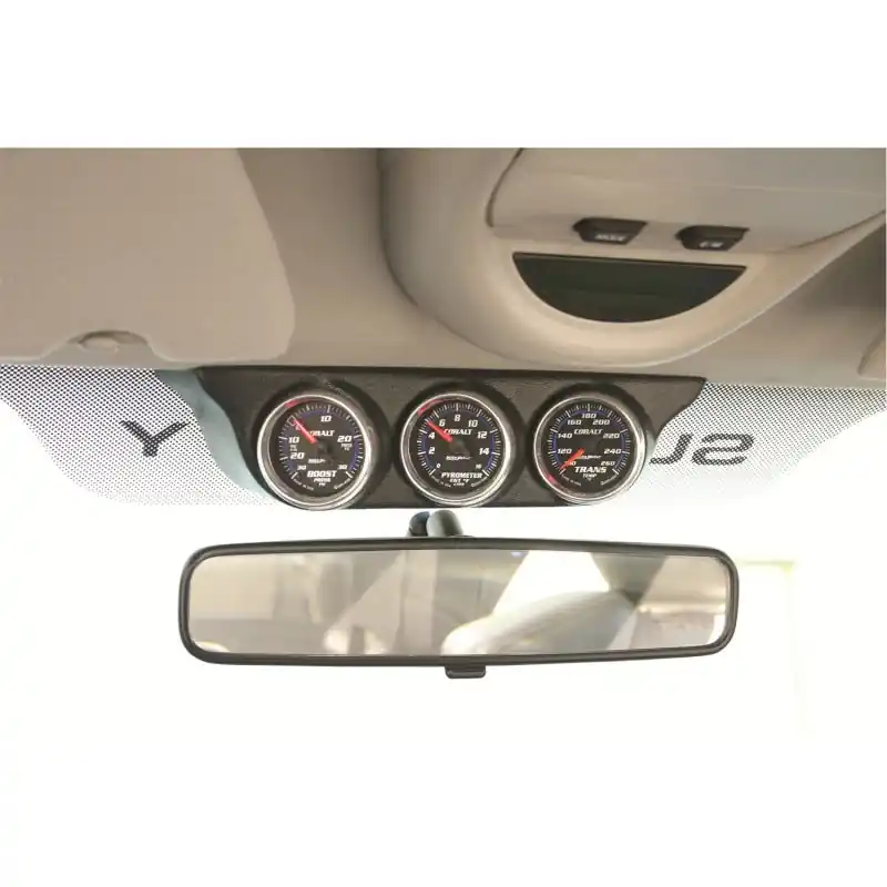 Hot Deal Autometer 99-07 Ford Super Duty / 03-07 Dodge Ram Black Triple Overhead Console Pod