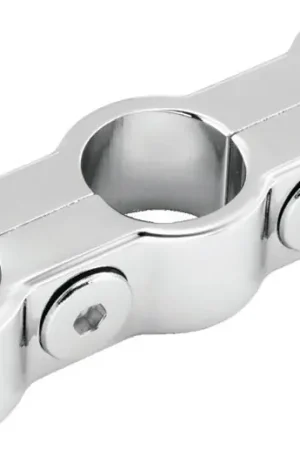 Bikers Choice Chrome Plain Oil Hose Separator For 3 Hoses Trusted Brand