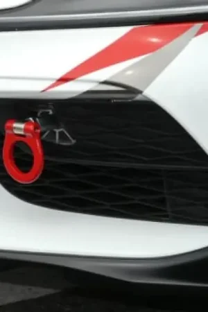 Cusco Folding Front Tow Hook 2020+ Toyota Supra (A90) 3.0L Turbo - Red Cheap