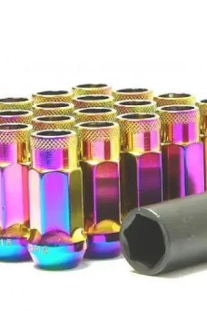 Save Now Wheel Mate Muteki SR48 Open End Locking Lug Nut Set of 4 - Gold Chrome 12x1.50 48mm