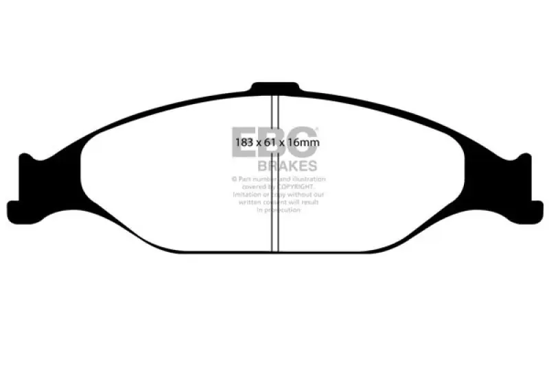Fresh Stock EBC 99-04 Ford Mustang 3.8 Yellowstuff Front Brake Pads