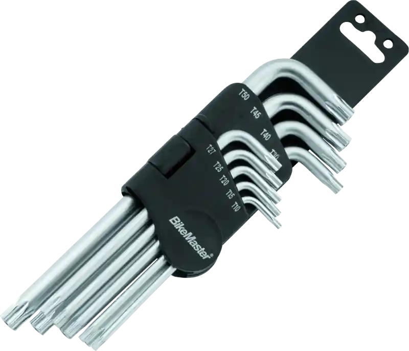 BikeMaster 9-pc Ball End Short Wrench Set - Torx Authentic