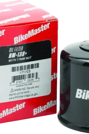 Must Have BikeMaster BM-138+ Oil Filter - Black