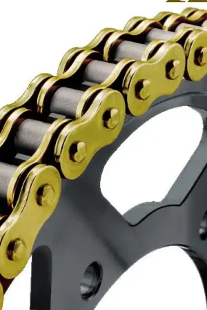 Clearance BikeMaster 525x130 BMOR O-Ring Chain - Gold/Gold