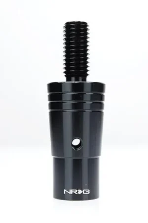 NRG 14mm Euro Aluminum Adapter w/ M10x1.5 Thread Pitch - Black In Demand
