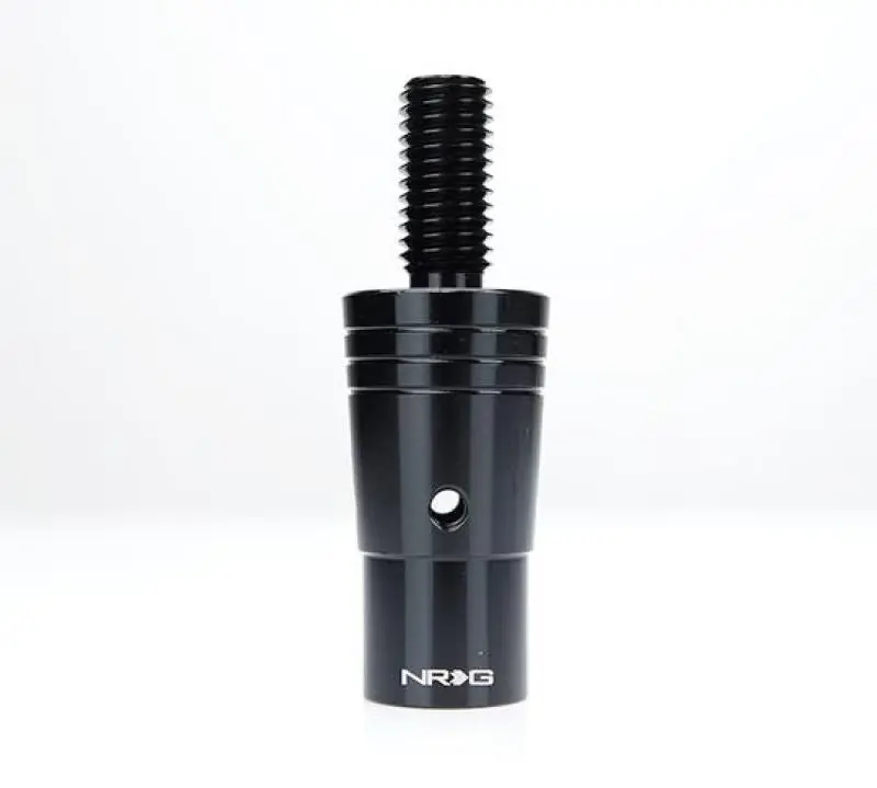 NRG 14mm Euro Aluminum Adapter w/ M10x1.5 Thread Pitch - Black In Demand