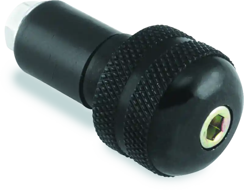 Exclusive BikeMaster Anti-Vibration Bar Ends - 1in - Black