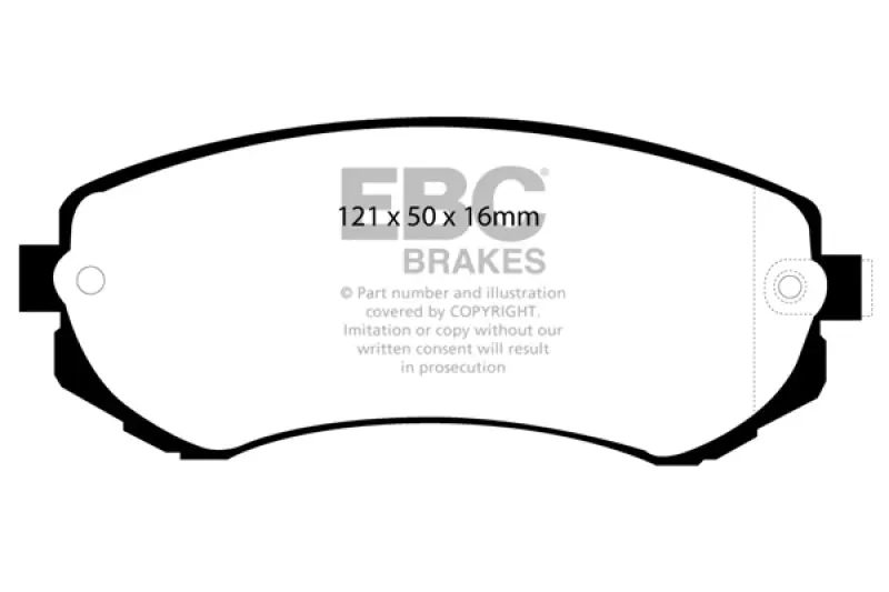 Limited Offer EBC 89-94 Nissan Skyline (R32) 1.8 Redstuff Front Brake Pads