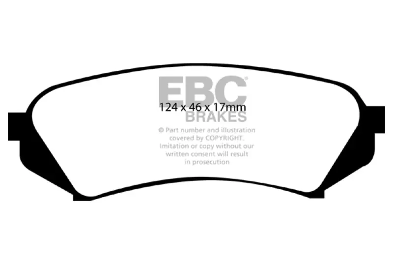 Limited Time EBC 98-07 Lexus LX470 4.7 Greenstuff Rear Brake Pads