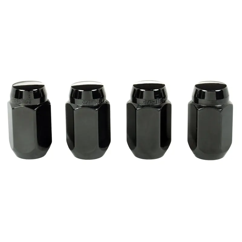 Bulk Order McGard Hex Lug Nut (Cone Seat) 1/2-20 / 13/16 Hex / 1.5in. Length (4-Pack) - Black