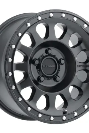 Must Have Method MR315 17x8.5 0mm Offset 5x5 71.5mm CB Matte Black Wheel