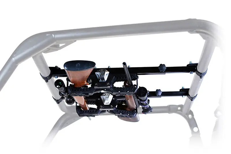 Seizmik 01+ A Cat/ Hon/JD/ Kaw/ Pol/ Suz/ Yam UTV OHGR 2 Gun Rack 1.75 in. Buy Online