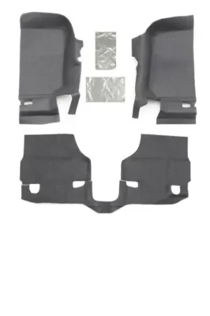 Super Sale BedRug 11-16 Jeep JK 2Dr Front 3pc BedTred Floor Kit (Incl Heat Shields)