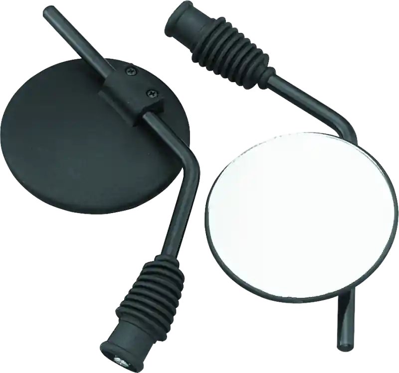 While Supplies Last BikeMaster Universal Enduro Mirror Yamaha 10mm - Each - Black