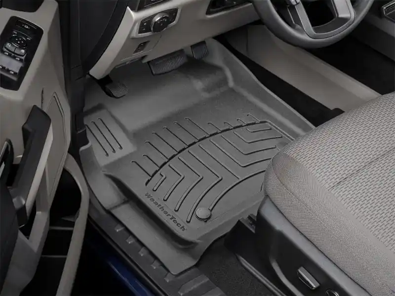 WeatherTech 17-19 Ford F250/F350/F450/F550 Reg. Cab Front FloorLiner HP - Black Buy Online