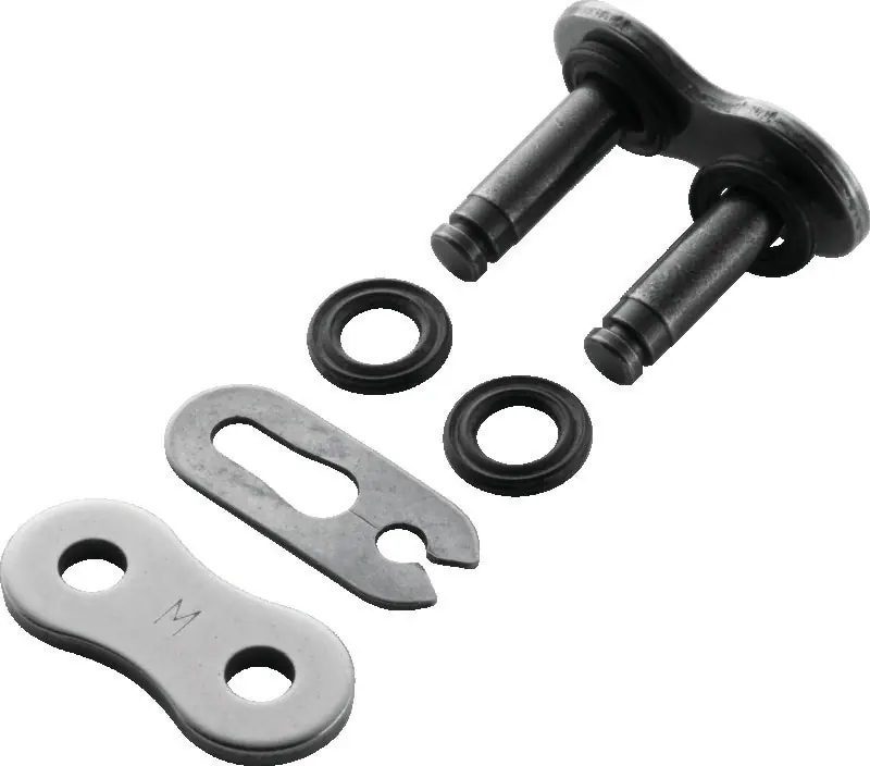 BikeMaster 525 BMXR O-Ring Clip Link - Nickle Luxury