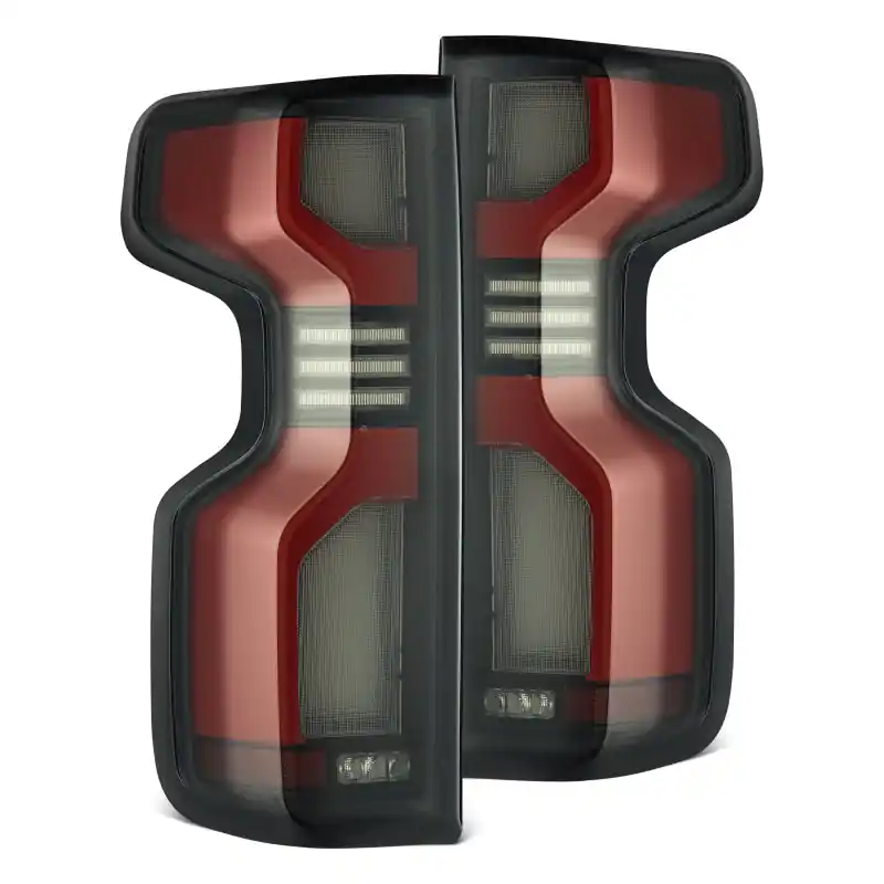Reduced Price AlphaRex 19-24 Chevy Silverado 1500 / 20-24 2500HD/3500HD LUXX-Series LED Tail Lights Red