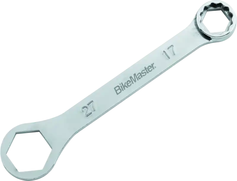 BikeMaster Rider Wrench - 27mm 6-pt x 17mm 12-pt Same Day Shipping