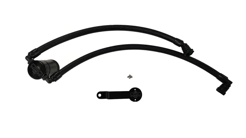 Exclusive Offer J&L 19-25 Dodge Ram 1500 3.6L PCV Side Oil Separator 3.0 - Black Anodized