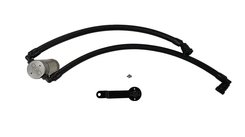 J&L 19-25 Ram 1500 3.6L Oil Separator 3.0 PCV Side -Clear Anodized Free Delivery