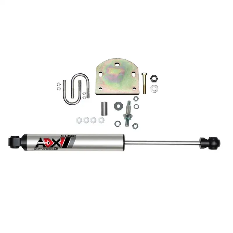 Last Chance Skyjacker 99-04 Ford F250/F350 ADX 2.0 Single Stabilizer Kit w/ CNC Machined Polished Alum.