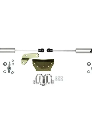 Flash Sale Skyjacker 00-05 Ford Excursion ADX 2.0 Dual Stabilizer Kit w/ CNC Machined Polished Alum.