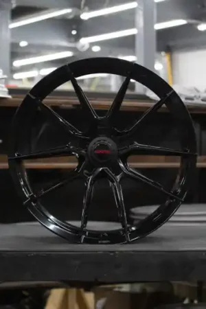 Hassle-Free Returns Vossen x Novitec NF10 22x12.5 - 5x114.3 BP - ET46 - Gloss Black Ferrari 812 Superfast/GTS Rear Wheel