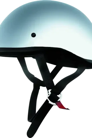 Top Pick Skid Lids Original Helmet Chrome - Large