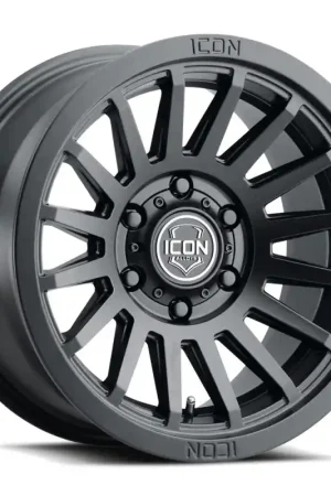 ICON Recon SLX 17x8.5 6x5.5 BP 25mm Offset 5.75in BS 95.1mm Bore Satin Black Wheel While Supplies Last