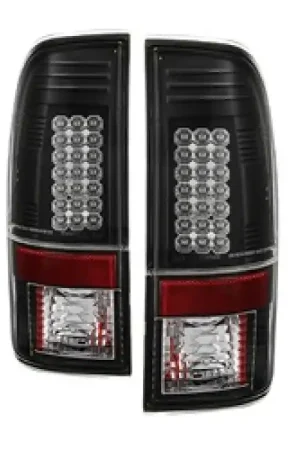 Spyder Ford Super Duty 08-15 LED Tail Lights Black ALT-YD-FS07-LED-BK Affordable