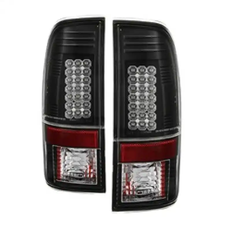 Spyder Ford Super Duty 08-15 LED Tail Lights Black ALT-YD-FS07-LED-BK Affordable