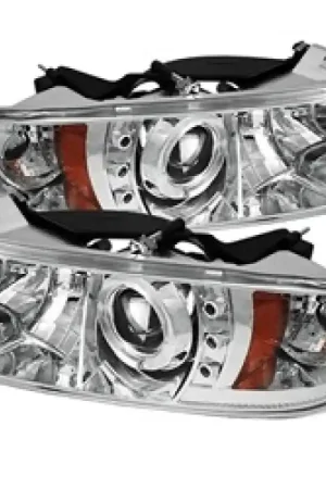 Spyder Dodge Ram 1500 94-01 94-02 Projector Headlights LED Halo LED Chrm PRO-YD-DR94-HL-AM-C New Arrival