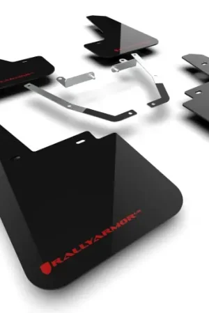 Rally Armor 24-25 Subaru Crosstrek (Wilderness Only) Black UR Mud Flap W/Red Logo - No Drilling Req Reduced Price