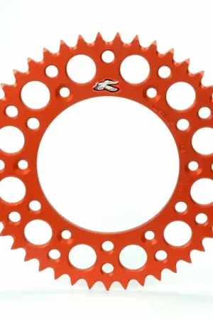 Renthal 2021 KTM 300 EXC CKD BR Rear Grooved Sprocket - Orange 520-53P Teeth High Quality