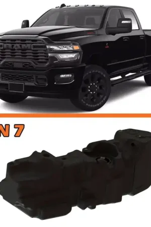 Today Only Titan Fuel Tanks 25-26 RAM 2500/3500 Cummins 4WD Crew Cab Short Bed 52 Gallon XXL Mid-Ship Fuel Tank