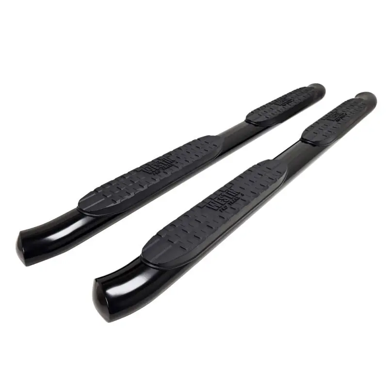 Westin 25-26 Toyota 4Runner PRO TRAXX 4 Oval Nerf Step Bars - Semi-Gloss Black Same Day Shipping