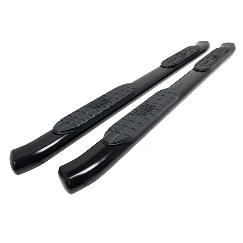 Westin 24-26 Toyota Tacoma Double Cab PRO TRAXX 5 Oval Nerf Step Bars - Black No Minimum Order