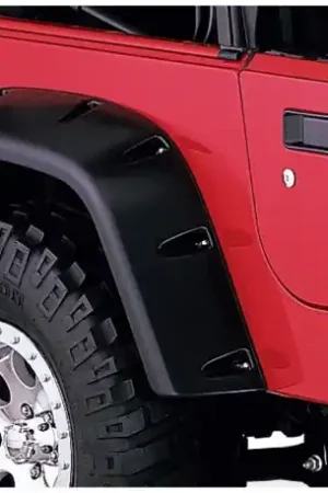 Bushwacker 97-06 Jeep TJ Max Pocket Style Flares 2pc - Black Hot Picks
