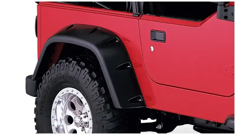 Bushwacker 97-06 Jeep TJ Max Pocket Style Flares 2pc - Black Hot Picks