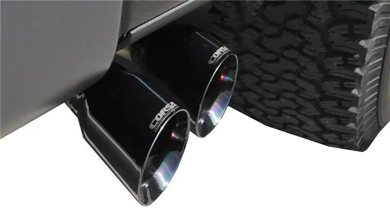 Flash Sale Corsa 2011-2014 Ford F-150 Raptor 6.2L V8 133in Wheelbase Black Xtreme Cat-Back Exhaust