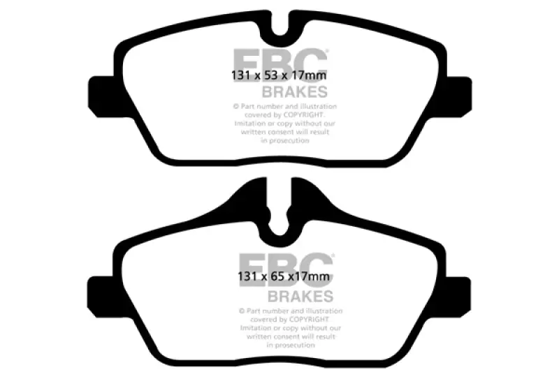 EBC 14+ Mini Hardtop 1.5 Turbo Cooper Redstuff Front Brake Pads Direct From Factory