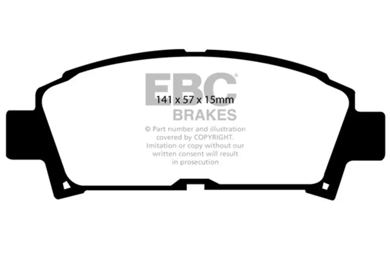 Get Yours EBC 93-95 Toyota MR2 2.0 Turbo Redstuff Front Brake Pads