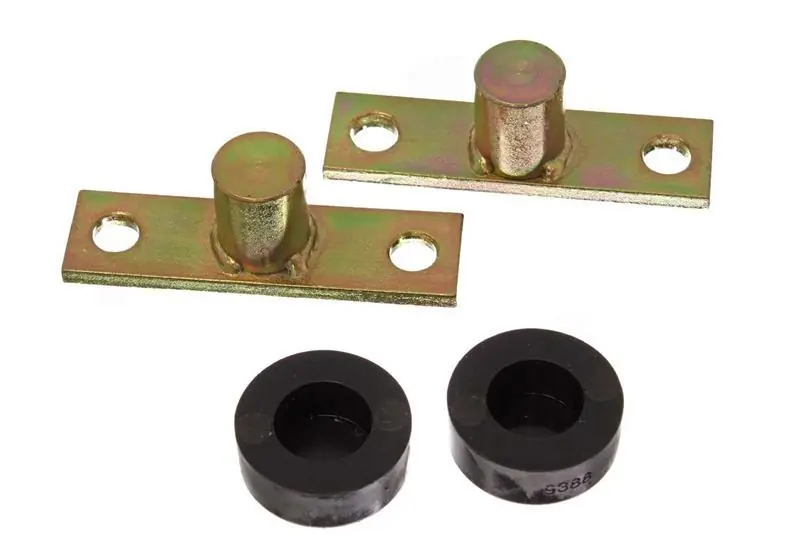 Hot Picks Energy Suspension Tailgate Spare Tire Bumper Set - Black
