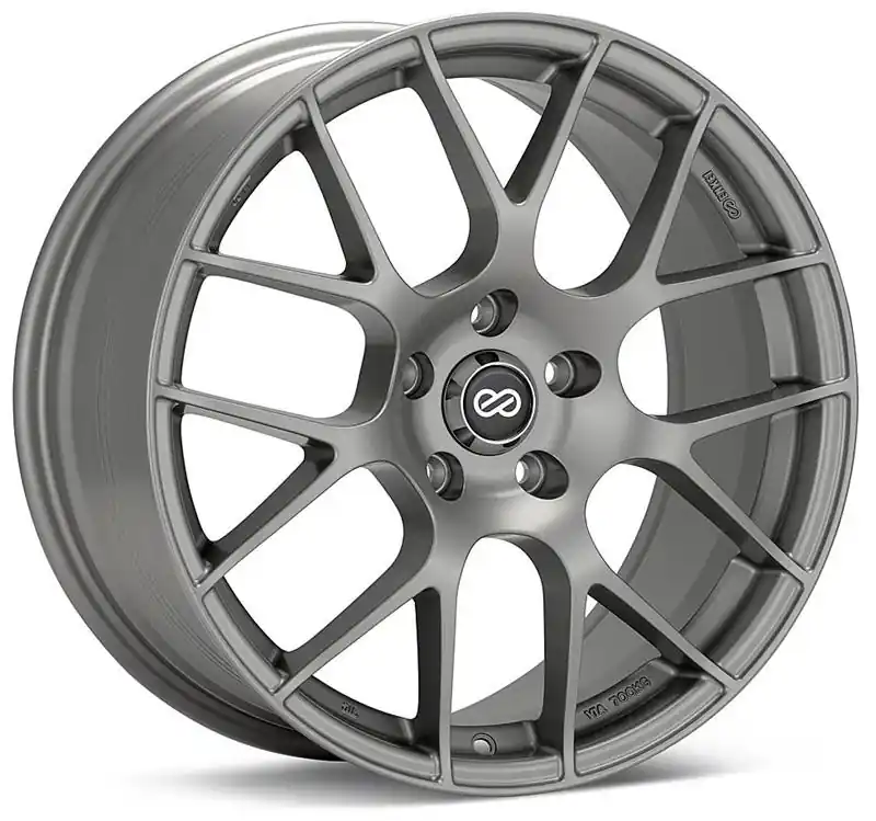 Budget Enkei Raijin 18x8.5 38mm Offset 5x114.3 Bolt Pattern 72.6 Bore Diameter Hyper Silver Wheel