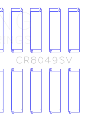 Worldwide Shipping King Engine Bearings 08-11 BMW N62/N63/S63 Rod Bearing Set - Size +.5