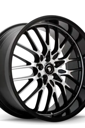 Hot Deal Konig Lace 17x7 10x110/115 ET40 Black/Machine Spoke