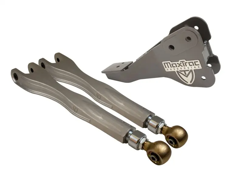 Budget MaxTrac 17-19 Ford F-250/350 4WD Dually 4in & 6in Lift Kit - Front Passenger 4-Link Arms/Brackets